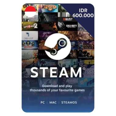 Steam Wallet Code IDR 600.000