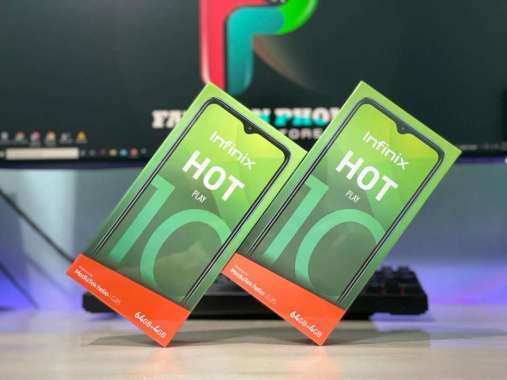 Infinix Hot 10 Play Garansi Resmi Murah 4/64 GB