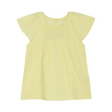 TORIO Lemon Short Sleeve Shirt - Blouse Anak Perempuan 6-12 Tahun 8-9 tahun