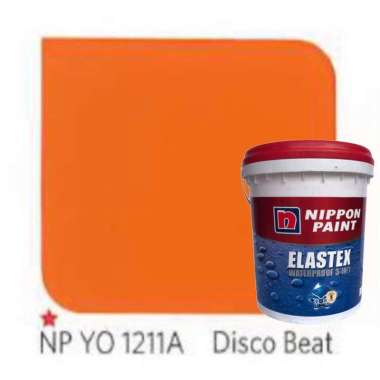 Cat Pelapis Anti Bocor Nippon Elastex Waterproof 3-in-1 ukuran 20 kg Disco Beat 1211