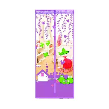 Lucky Bird Karakter Cantik Magnet Tirai Anti Nyamuk - Ungu