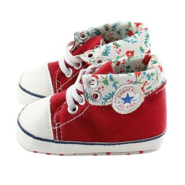 Jual Prewalker Kets Tali White Converse List Flower Sepatu Bayi Murah Maret 2020 Blibli Com