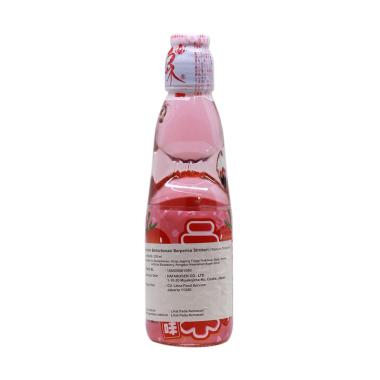 HATA Ramune Rasa Strawberry Minuman Bersoda [200 mL]