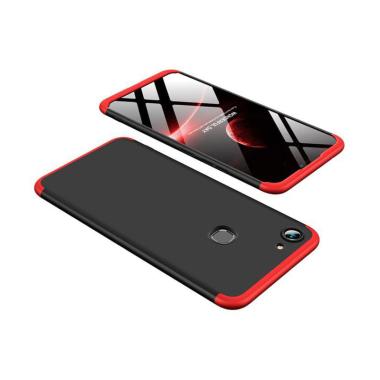 OEM Armor 360 Protection Slim Matte Hardcase Casing for Vivo Y93 Black red