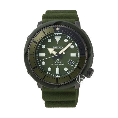 Seiko Prospex Tuna Solar Diver Special Edition Jam Tangan Pria [Original/ SNE535P1] Moss Green