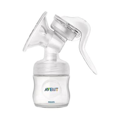 Avent Philips Natural Manual Breastpump Wideneck Pompa Asi [Original] Putih