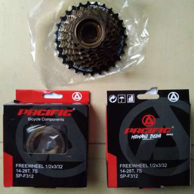 Sprocket Freewheel Sproket Gear 7 Speed Ulir Drat - Pacific