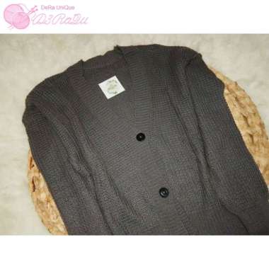DIARRA Knitwear Leviora Cardigan Premium / Cardigan Rajut Abu Tua