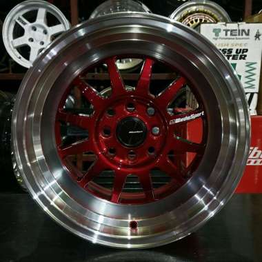 Velg R/Ring 15 R15 Wedsport Racing Celong Datsun Corolla Livina dll red