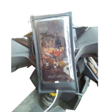 Phone Holder HP Waterproof Anti Air layar sentuh untuk sepeda motor Holder