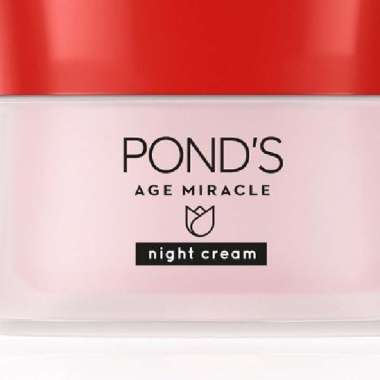 Ponds Age Miracle Anti Aging + Glowing Night Cream Moisturizer 10g - Cream Pelembab Wajah Mencerahka