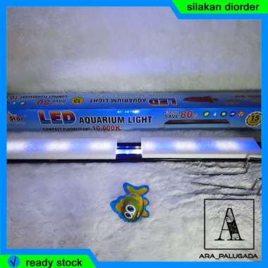 Lampu Akuarium LED Nikita Star NS-600 NS600 Ns 600 Putih Biru