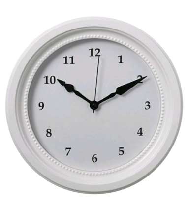 Ikea Jam Dinding Ikea Sndrum Warna Putih Diameter 35 Cm