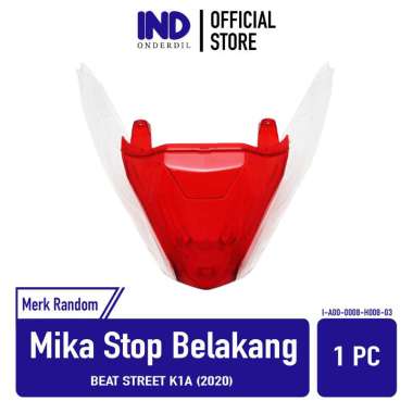Mika Kaca Lampu-Lensa Stop Reflektor Rem-Lampu Sein-Sen Belakang Beat FI New LED K1A 2020