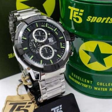 Jam Tangan Fashion Jam Tangan Pria T5 H3815 original bergaransi free tin box Blue rose