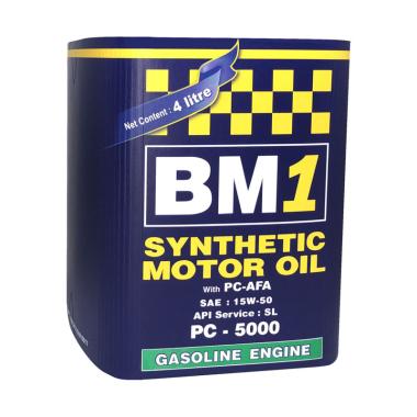 BM1 PC5000 15W-50 SL Oli Mobil Gasoline [4L]