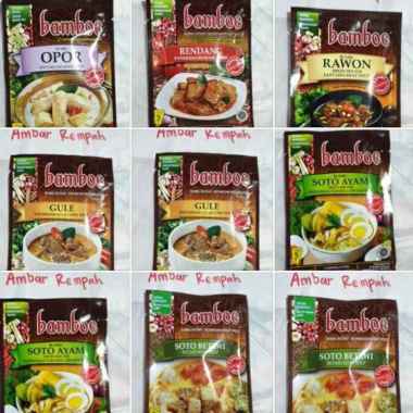 Bumbu instan bamboe all variant. rendang