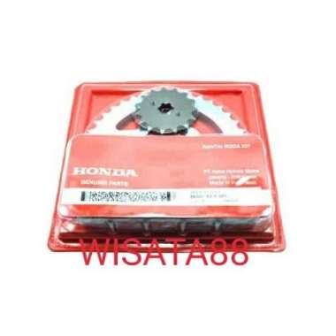 Rantai Roda Kit Drive Chain Kit Supra 06401-Kev-881 Original Ahm