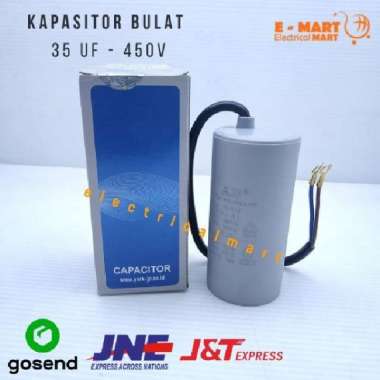 KAPASITOR Bulat Kabel JP / Kapasitor Pompa Air 35 UF -450 V