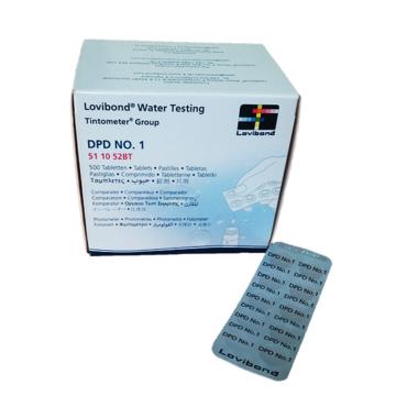 Lovibond Refill Pool Test Kit Chlorine DPD No 1 for Photometer White