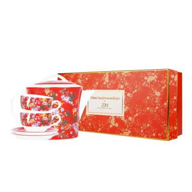 Zen X Dian Sastrowardoyo Tea Set Scarlet Red