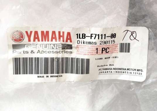 Standar Tengah Xeon Rc, Gt125 / Standar Dua Xeon Rc, Gt125 Ori Ygp - Hitam