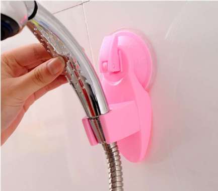 Gantungan Shower Mandi Suction Cup Hanger Holder Dudukan Shower Tempel