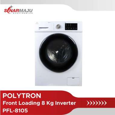 Mesin Cuci 1 Tabung Polytron 8 Kg Front Loading PFL-8105 PFL8105