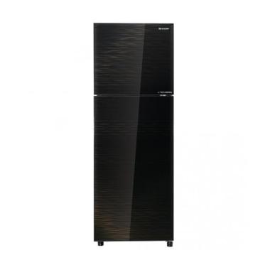 SHARP SJ-326XI-MK Kulkas 2 Pintu Unit Only HITAM JABODETABEK