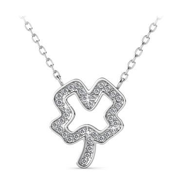 Her Jewellery Shamrock Pendant Crystal Kalung Wanita