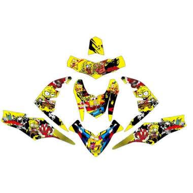 Decal Stiker Mio M3 Mio z 125 - Spongebob