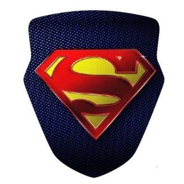 Stiker Winshield Tameng Sticker visor Yamaha Nmax 155 - Logo Superman OLD NMAX D