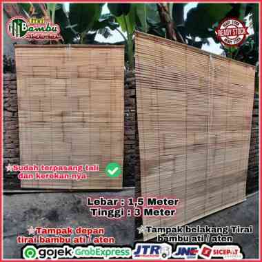 Tirai krey bambu ati / aten Size L-1m x T-3m
