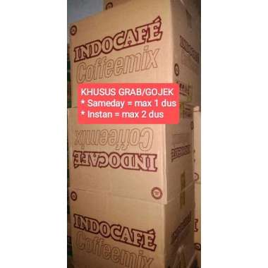 [KHUSUS GRAB/GOJEK] INDOCAFE COFFEEMIX (1 DUS = ISI 500 SACHET)