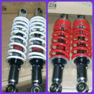 Bro Racing - Shock Shockbreaker Motor Belakang Yamaha Jupiter FIZR F1ZR 280 MM Putih