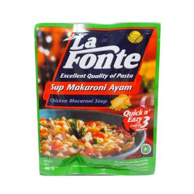 Promo Harga La Fonte Sup Makaroni Ayam 40 gr - Blibli