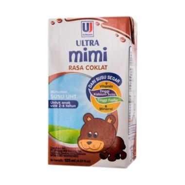 Promo Harga Ultra Mimi Susu UHT Cokelat 125 ml - Blibli