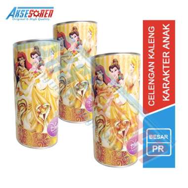 Celengan Kaleng Karakter Motif Perempuan Dan Laki-laki / Celengan Kaleng Tabungan Koin Anak Ukuran K