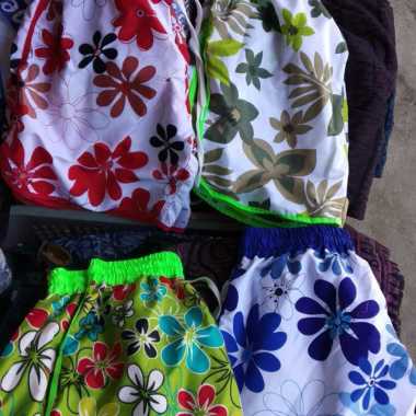 Celana pantai surfing santai bali Biru