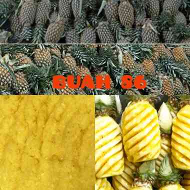 Buah Nanas Palembang Asli Fresh Kupas + Parut