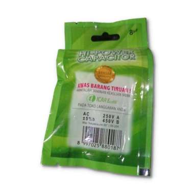 Capacitor icar ecofill 8uF kotak