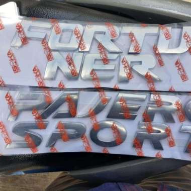 Emblem Pajero Sport Chrome
