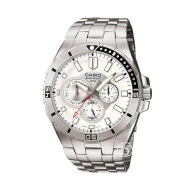 CASIO Marine Sport Diver Multifunction Jam Tangan Pria [1060D-MTD] Silver