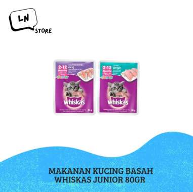 Whiskas Kitten Junior Makanan Kucing Basah