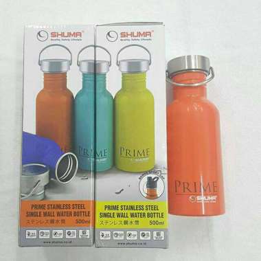 Shuma Prime Stainless Steel Single Wall Water Bottle 500mL kuning