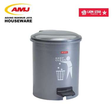 C-INJAK BUNDAR TEMPAT SAMPAH INJAK 10 LITER LION STAR