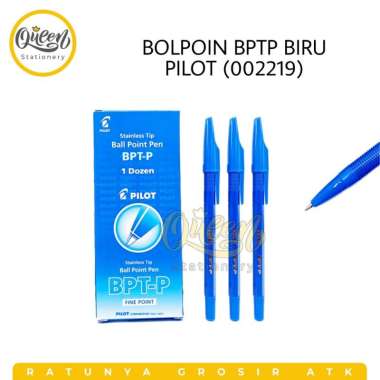 1 PACK (12 PCS) BOLPEN BPTP PILOT / BOLPEN MURAH / BOLPOIN PILOT / PULPEN PILOT / BOLPEN BIRU (00221