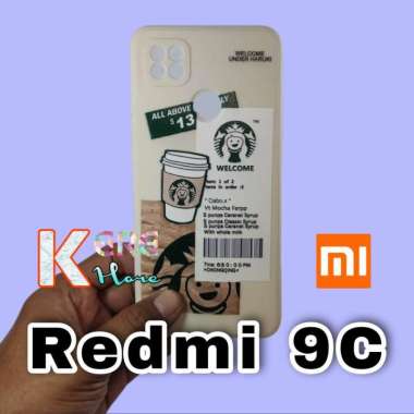 CASE REDMI 9C SQUARE EDGE SOFTCASE STARBUCKS REDMI 9C