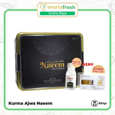 EKSKLUSIF Kurma Ajwa Al-Madinah Naeem 850 gram Premium | Kualitas Premium | Kurma Nabi Ajwa Madinah 