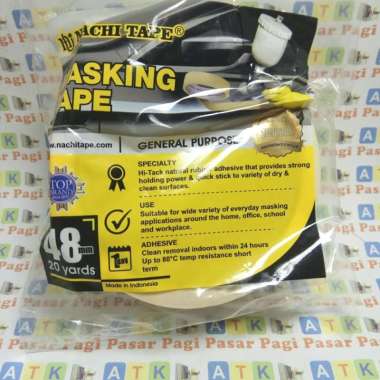 MASKING TAPE 48 mm /2" LAKBAN KERTAS NACHI
